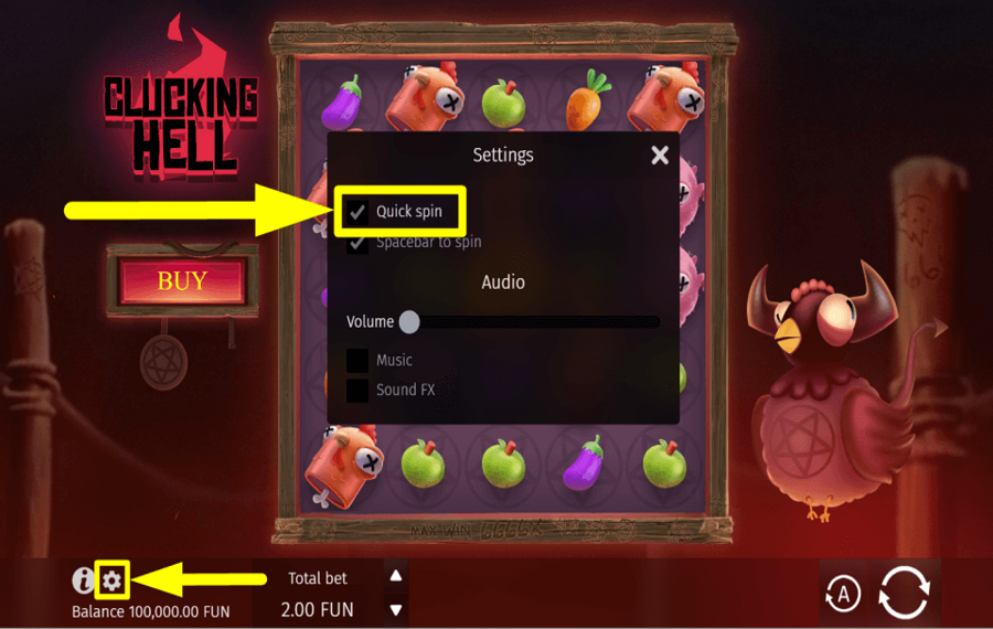 Clucking Hell VAI A TUTTA VELOCITÀ.