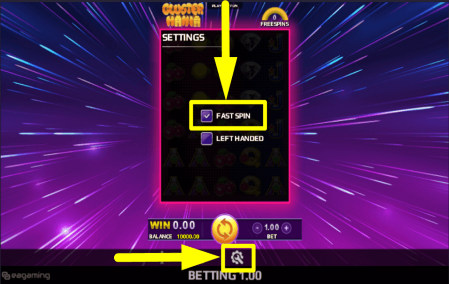 Cluster Mania SPIN QUICKLY!