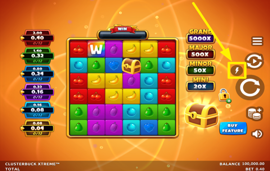 ClusterBuck Xtreme ACCELERATE THE SPINS.