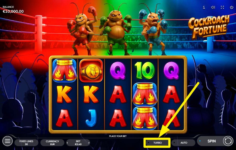 Cockroach Fortune MAXIMIZA LA VELOCIDAD.