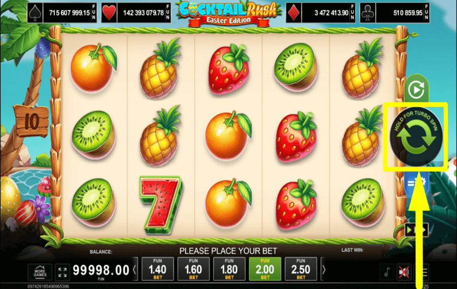 Cocktail Rush Easter Edition START THE GAME.