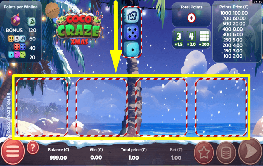 Coco Craze Xmas TRIEZ LES DÉS.