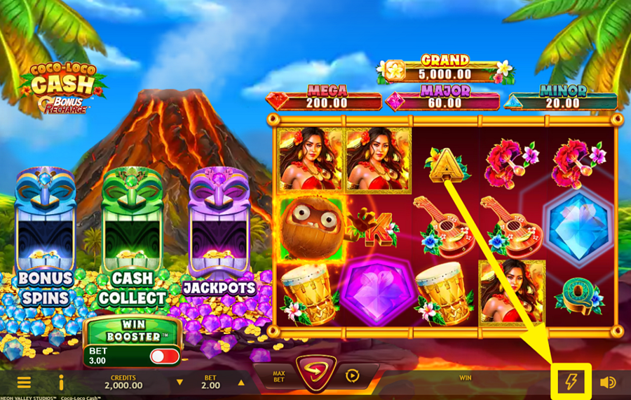 Coco Loco Cash Bonus Recharge ENTFESSELN SIE DIE TURBOLADUNG!