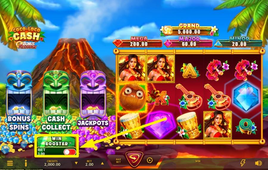 Coco Loco Cash AUMENTA TUS POSIBILIDADES.