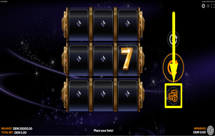 Code of Fortune ВЫБЕРИТЕ СВОЮ СТАВКУ.