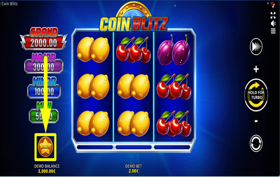 Coin Blitz 3x3 Running Wins RÉCLAMEZ LA BONUS.