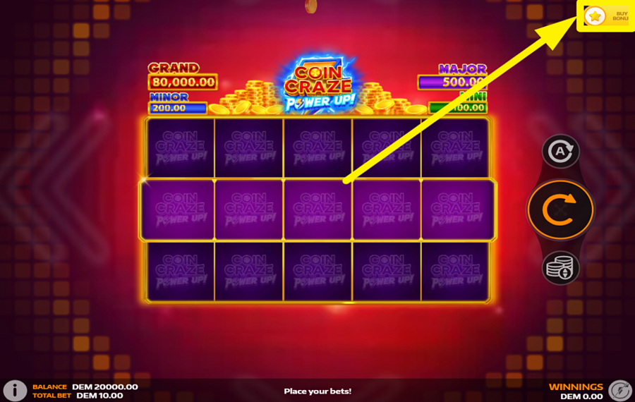 Coin Craze PowerUp AJOUTEZ AU PLAISIR !