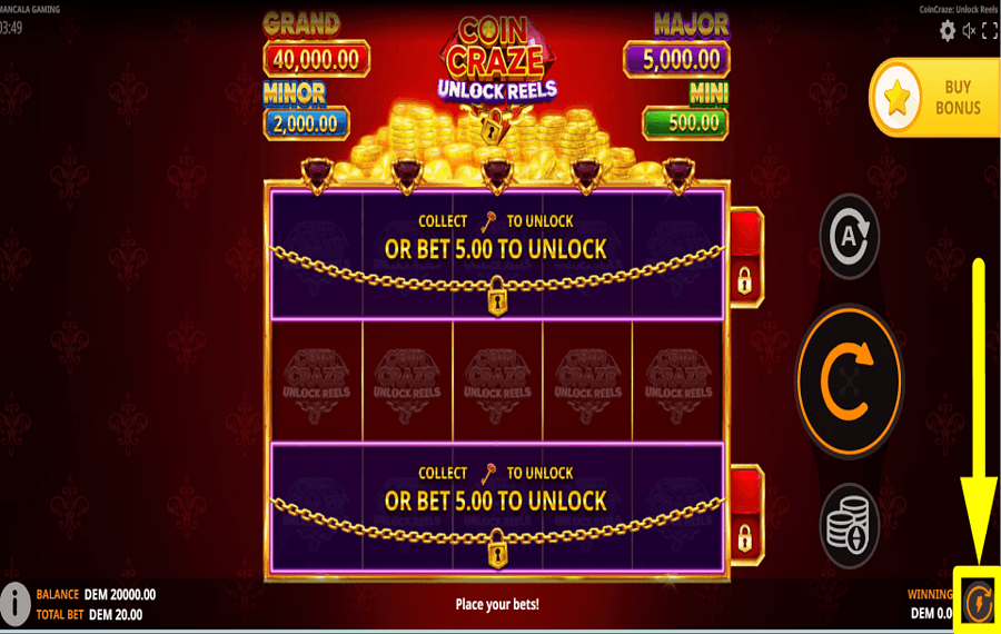 Coin Craze Unlock Reels CONTRÔLEZ LE RYTHME.