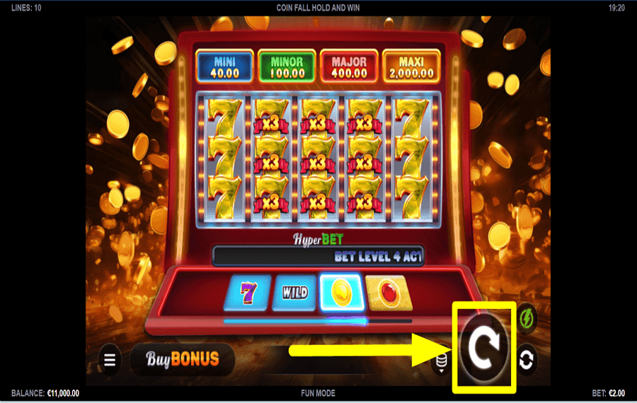 Coin Fall Hold and Win ПОРА ИГРАТЬ В АЗАРТНЫЕ ИГРЫ.