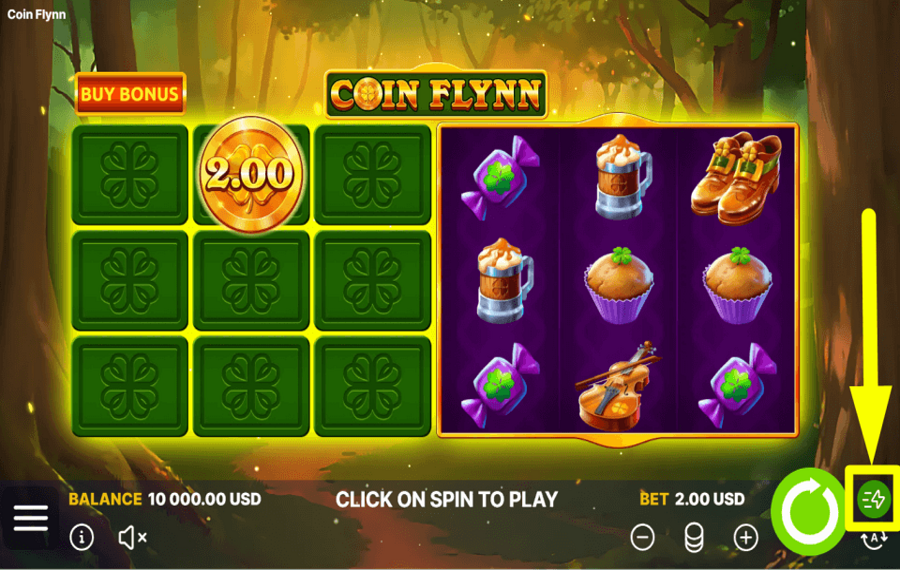 Coin Flynn SPEED UP THE GAME.