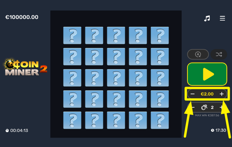 Coin Miner 2 FAITES VOTRE PARI.