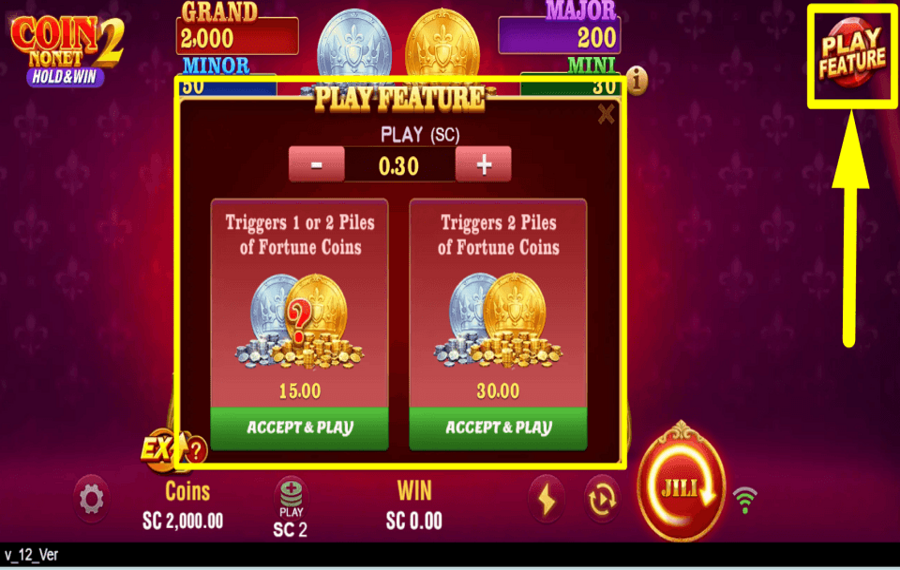 Coin Nonet 2 Hold and Win SHOP FOR BONUSES.