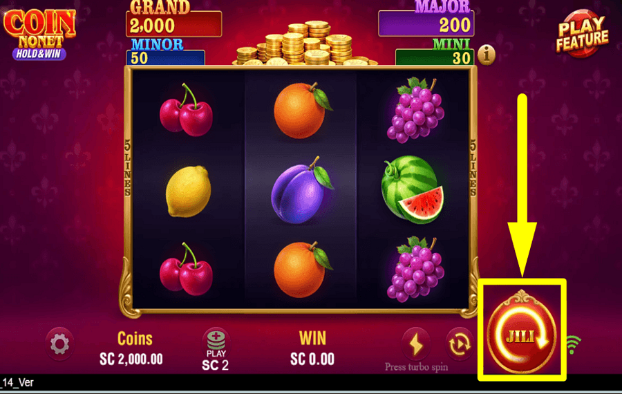 Coin Nonet Hold and Win GIRA PARA GANAR RECOMPENSAS.