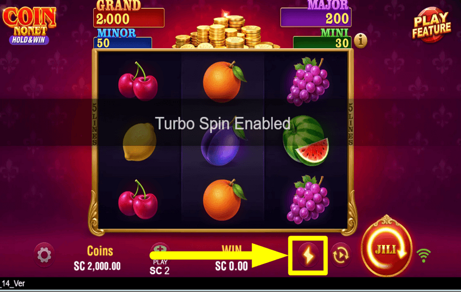 Coin Nonet Hold and Win ACELERA TU RITMO.