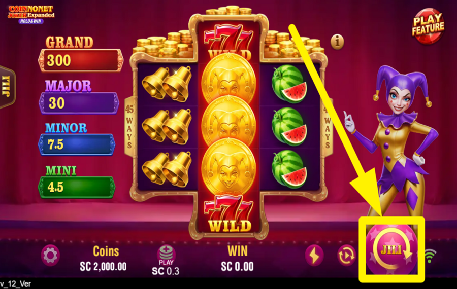 Coin Nonet Joker Expanded SPIN FOR SUCCESS!