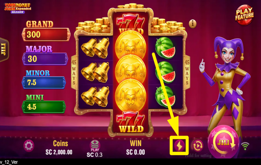 Coin Nonet Joker Expanded AMP UP THE GAME.