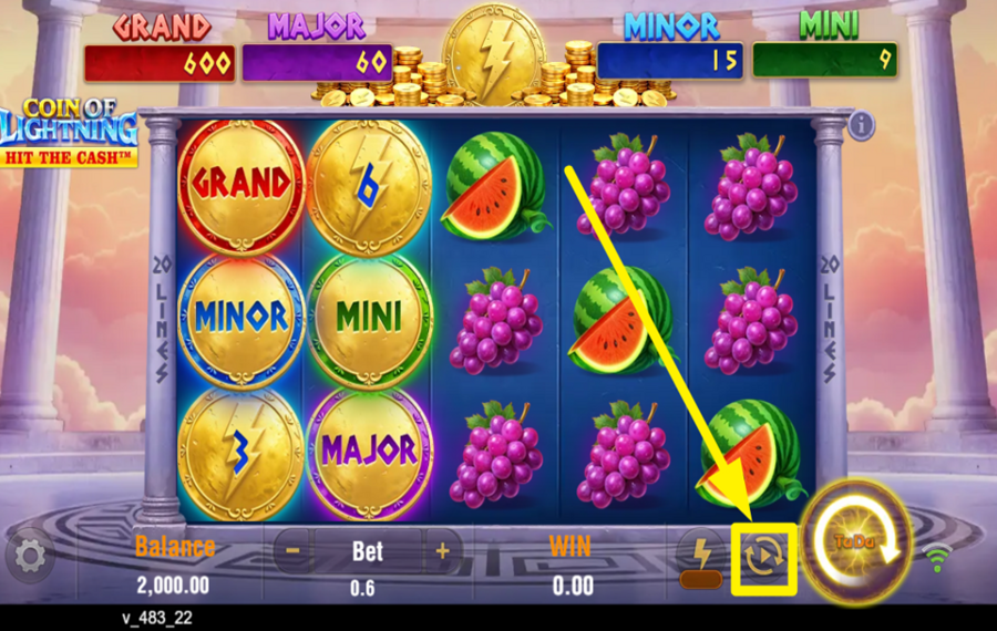 Coin of Lightning PASSA ALLA CENTRIFUGA AUTOMATICA.