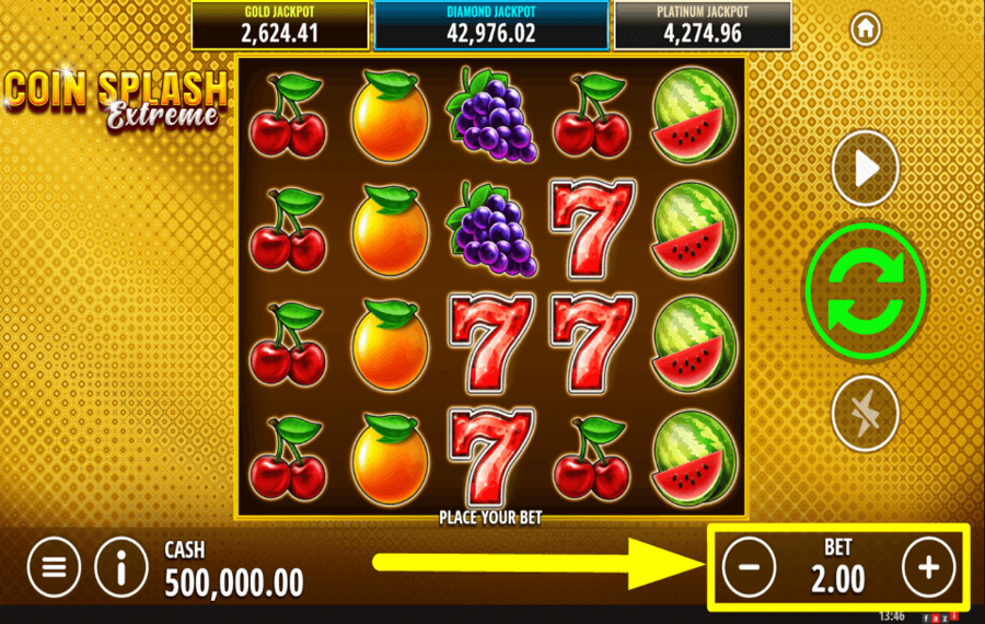 Coin Splash Extreme CAST YOUR STAKE.