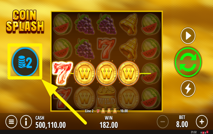 Coin Splash GAMBLE YOUR WIN.