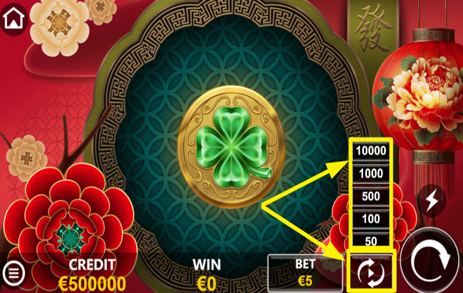 Coin Touch UTILICE EL JUEGO AUTOMÁTICO.