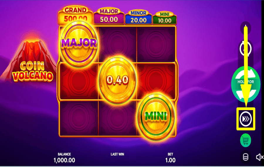 Coin Volcano 2 Hold and Win CONTRÔLEZ LE RYTHME.