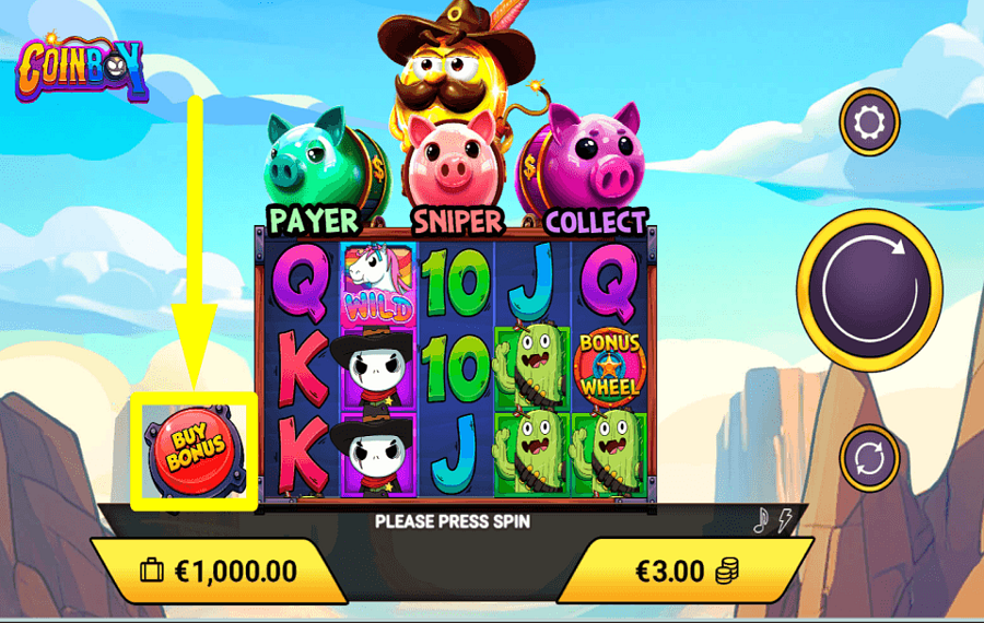 Coinboy RÉCLAMEZ LA BONUS.