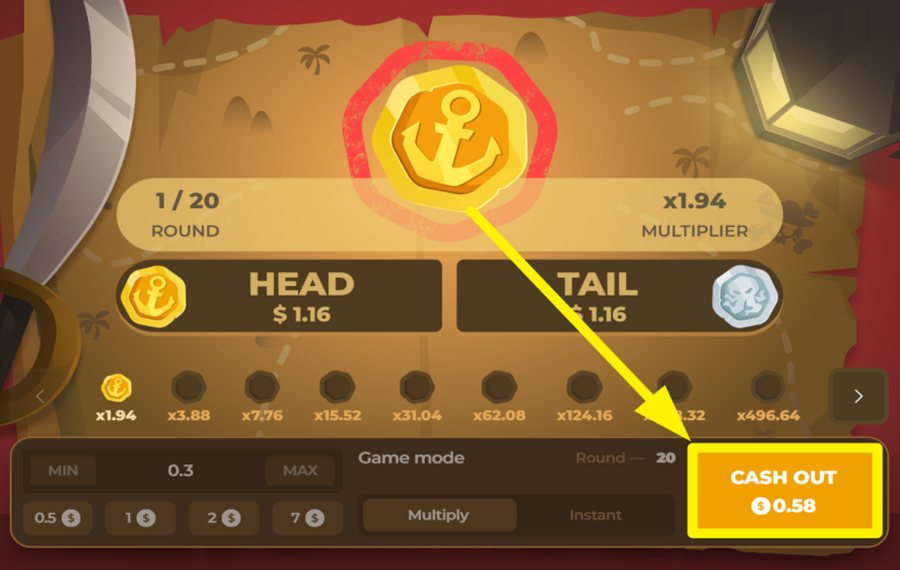 CoinFlip SÉCURISEZ VOS GAINS.