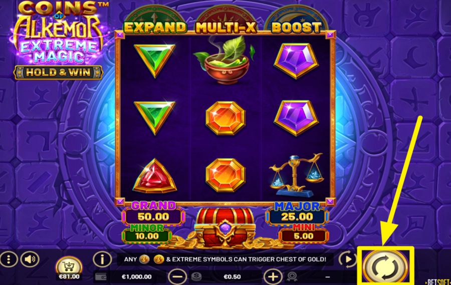 Coins of Alkemor Extreme Magic Hold and Win EMBARK ON YOUR GAME!