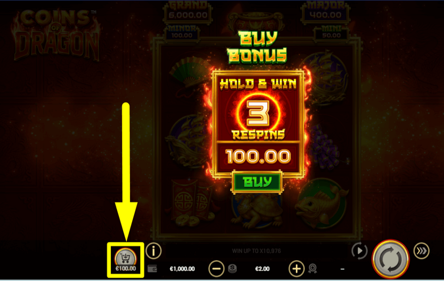 Coins of Dragon Hold and Win CLAIM THE BONUS.