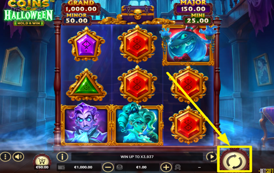 Coins of Halloween Hold and Win PARTICIPEZ À LA FÊTE !