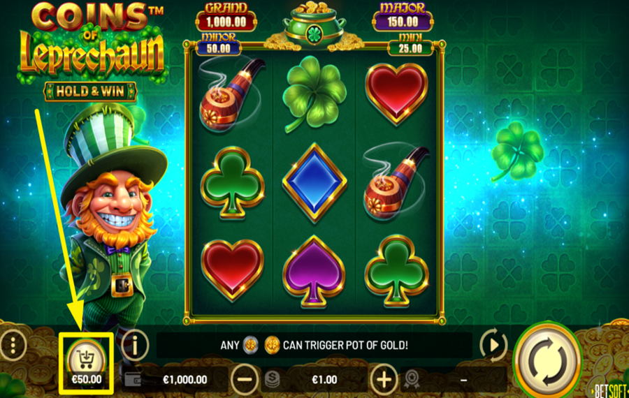 Coins of Leprechaun Hold and Win AJOUTEZ DU PLAISIR !