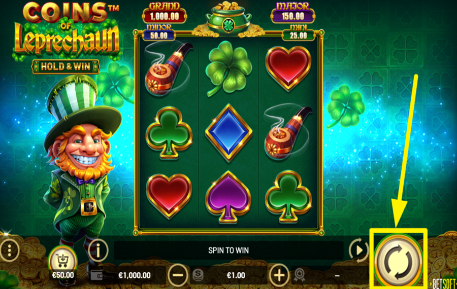 Coins of Leprechaun Hold and Win LANCEZ-VOUS DANS VOTRE JEU !