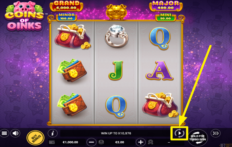 Coins of Oinks ATTIVA LA CENTRIFUGA AUTOMATICA.