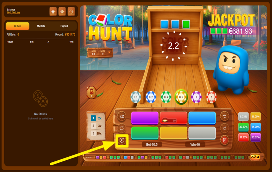 Color Hunt ACTIVATE AUTOPLAY.