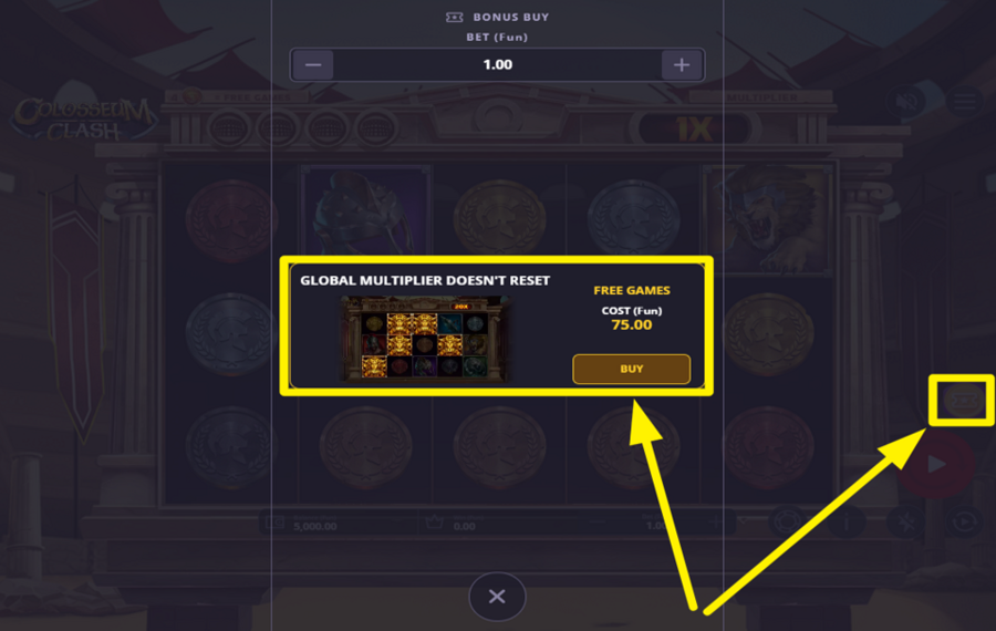 Colosseum Clash КУПИТЬ БЕСПЛАТНЫЕ СПИНЫ.