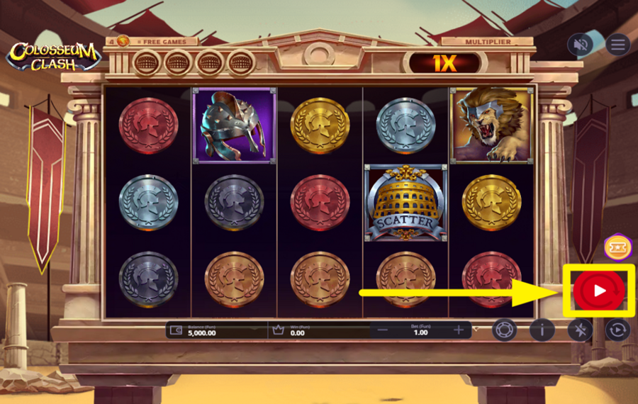 Colosseum Clash ВРАЩАЙТЕСЬ ДЛЯ ПОБЕДЫ!