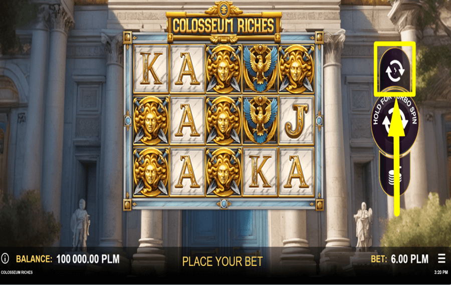 Colosseum Riches USE AUTOPLAY.