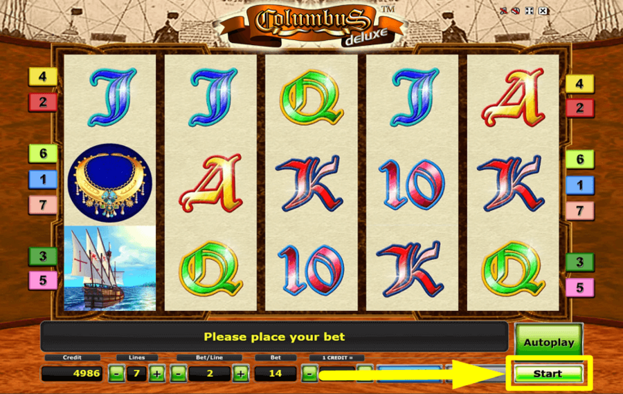 Columbus Deluxe START PLAYING TO WIN.