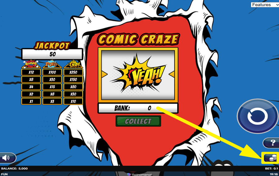 Comic Craze PLATZIEREN SIE IHREN EINSATZ.