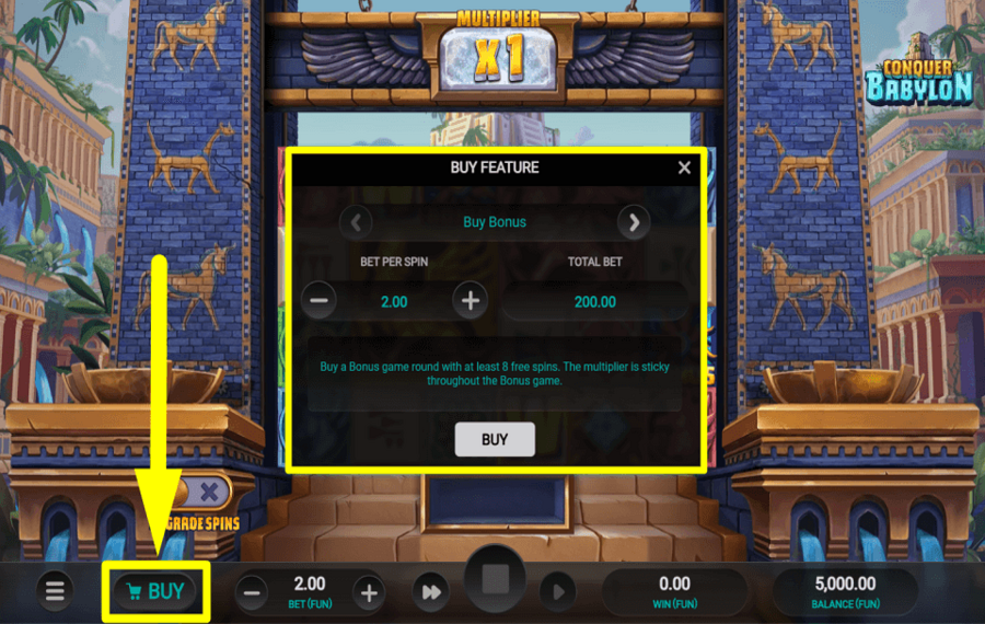 Conquer Babylon ACQUIRE THE BONUS.