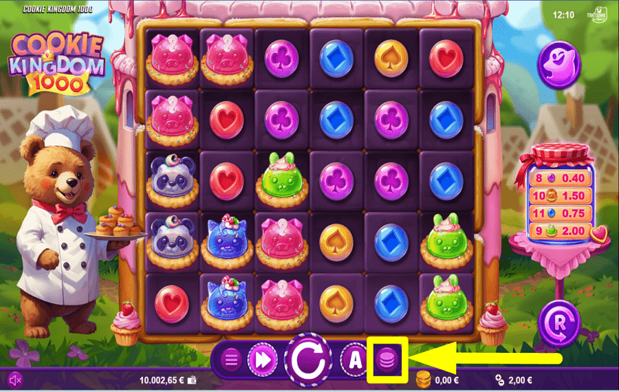 Cookie Kingdom 1000 DETERMINE A APOSTA.