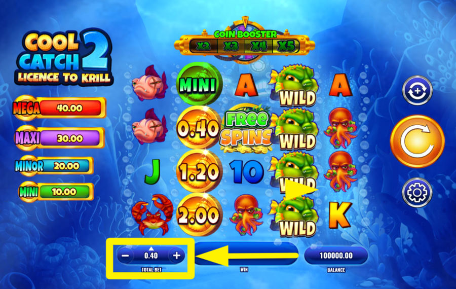 Cool Catch 2 Licence to Krill SÉLECTIONNEZ VOTRE MONTANT DE PARI.