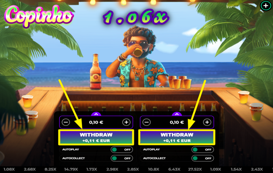 Copinho RITIRA LE TUE VINCITE.