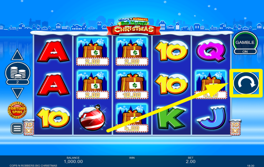 Cops N Robbers Big Money Christmas TOURNEZ POUR GAGNER !