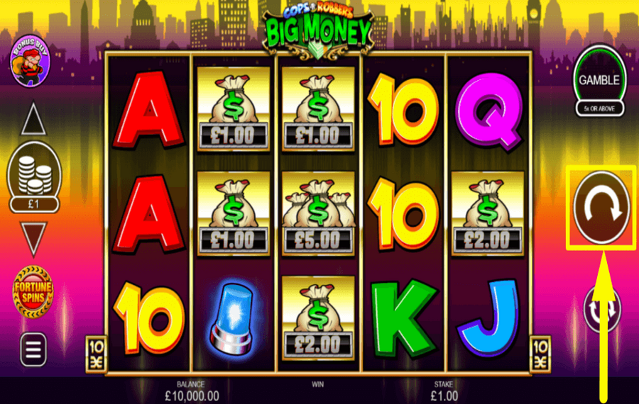 Cops n Robbers Big Money TIME TO PLAY.