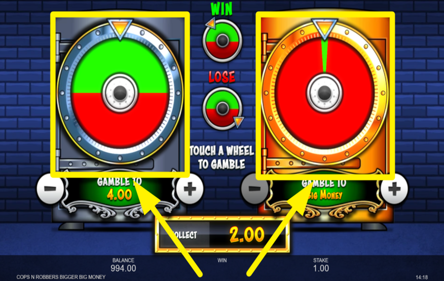 Cops n Robbers Bigger Big Money TEST YOUR FORTUNE!