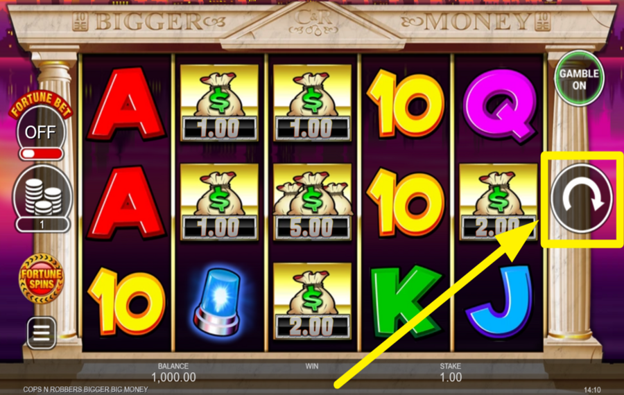 Cops n Robbers Bigger Big Money SPIN TO WIN!