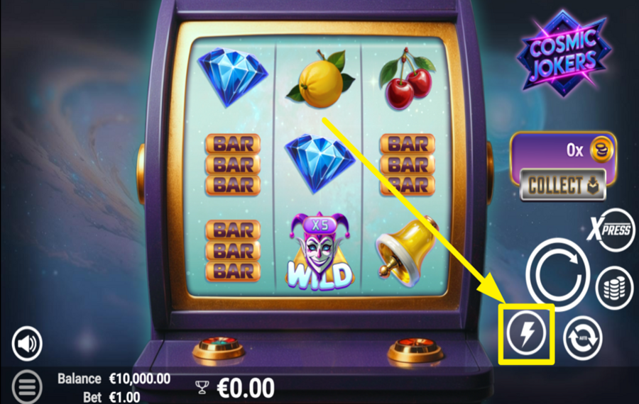 Cosmic Jokers BESCHLEUNIGEN SIE DAS SPIEL!