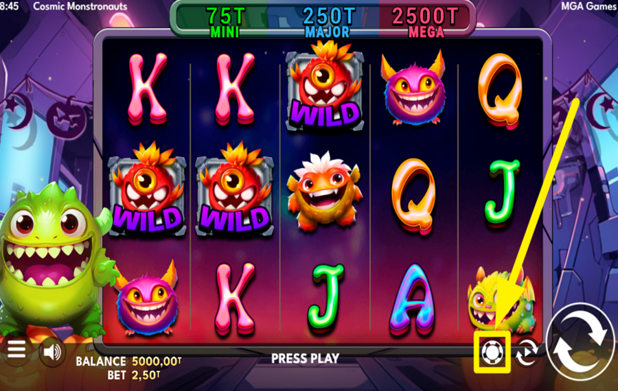 Cosmic Monstronauts MODIFICA TU APUESTA.