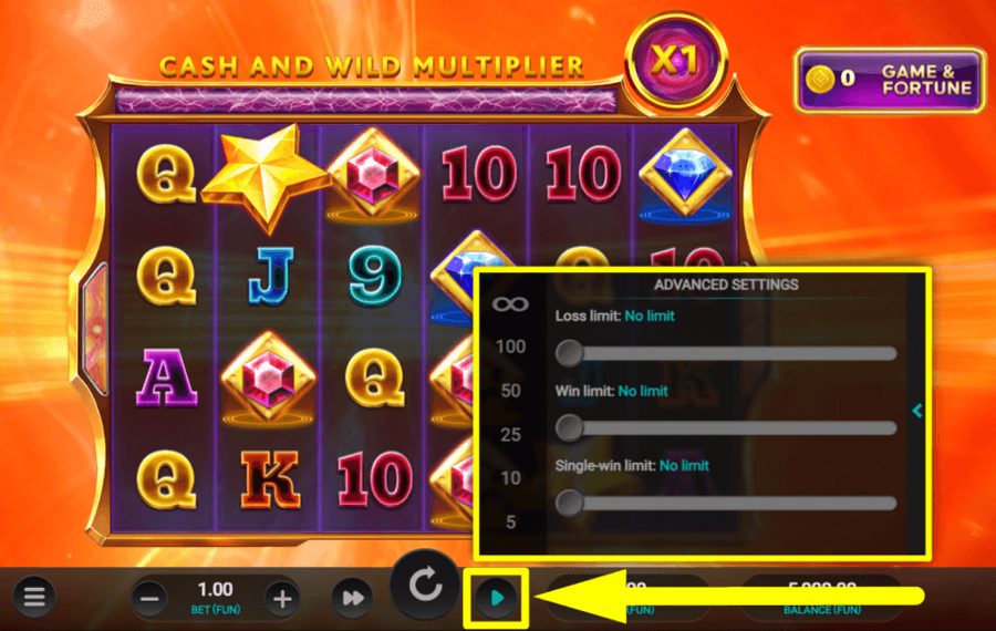 Cosmic Rush Dream Drop CONTINUEZ À JOUER AUTOMATIQUEMENT.